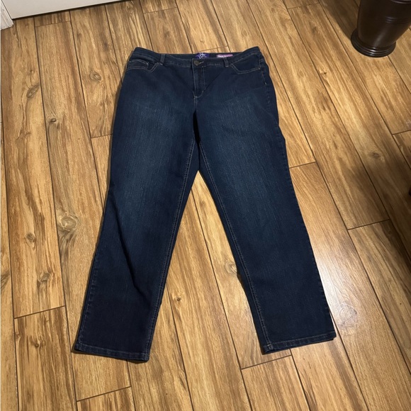 Just My Size Women's Dark Blue Straight Leg Jeans size 16W. - Picture 1 of 9